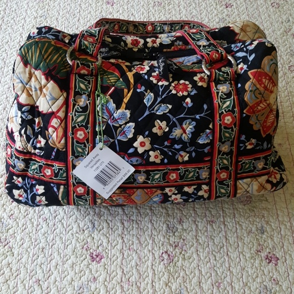 Euc Vera Bradley Squared Away Bag 